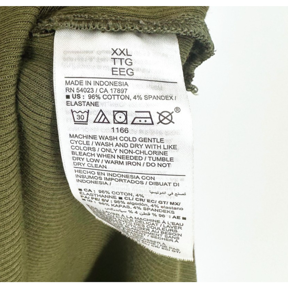 Old Navy Ribbed Knit Square Neck Midi Dress XXL Green Minimalist Classic Capsule - Picture 6 of 11